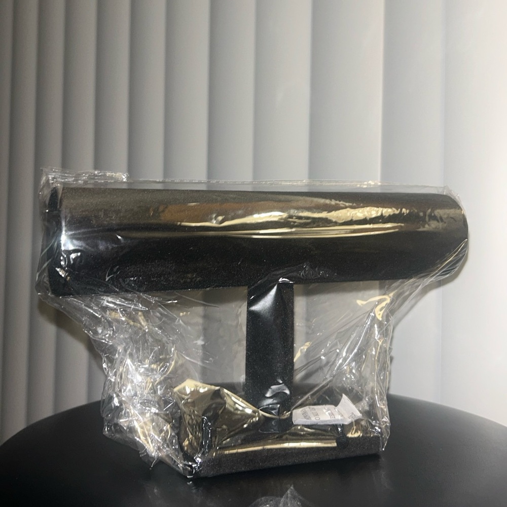 Black fur jewelry holder